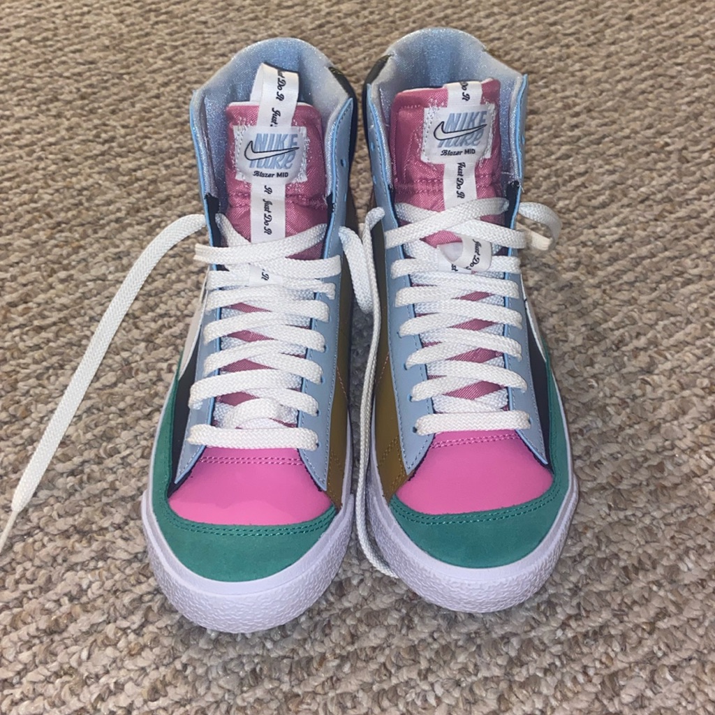 Kids Multi-Color Nike Blazers